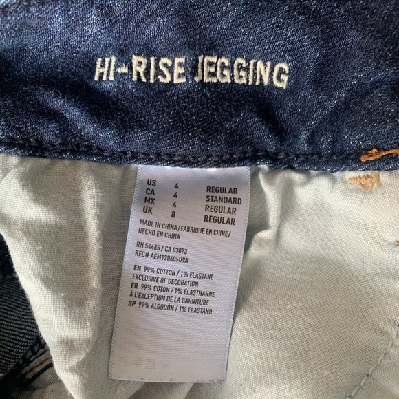 American Eagle high rise jeggings - Picture 3 of 5